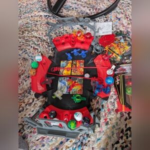 Bakugan Lot, With Battle Arena, Cards Magnet Tiles, Transformer Balls